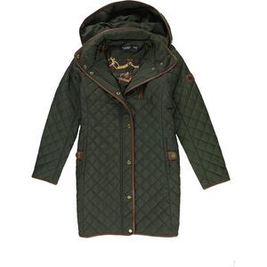 Ralph Lauren Womens Petite Leather Trim Quilted Jacket, NWT
